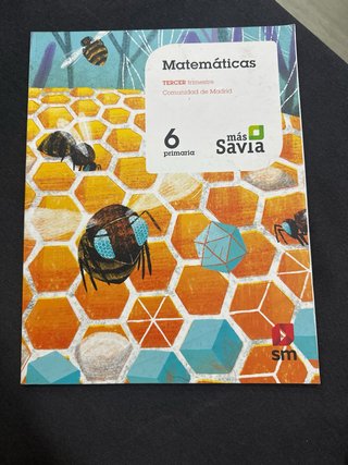 Libro matemáticas 6° Primaria