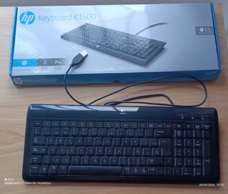 Teclado HP K1500 USB Negro