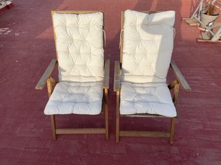 IKEA NÄMMARÖ Sillas jardín reclinables x2