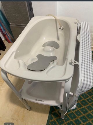 Bañera y cambiador bebé