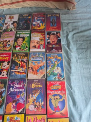 Lote 43 Películas Disney VHS