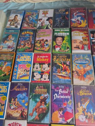 Lote 43 Películas Disney VHS