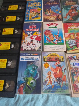 Lote 43 Películas Disney VHS