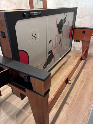 Mesa Billar y Air Hockey Reversible