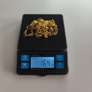Cadena Oro 18K Eslabón Barbado Doble