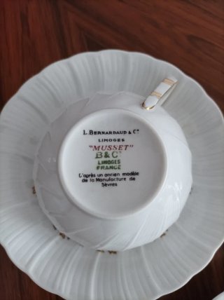 Tazas Limoges Modelo Sevres