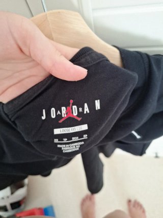 Camiseta Jordan Negra Básica
