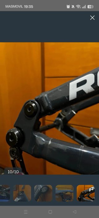 Cuadro aluminio doble suspensión XL 29