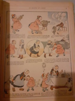2 cómics Becassine 1947