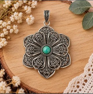 Colgante  grande estilo boho