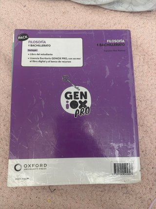 Filosofía 1º Bachillerato. Libro del estudiante...