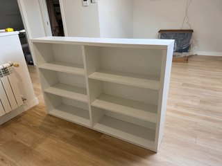 Librería maciza 150x28x100cm. Hecha x carpintero
