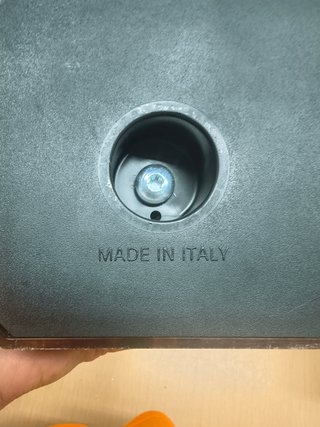 Coppa trofeo argentata e blu 38 cm