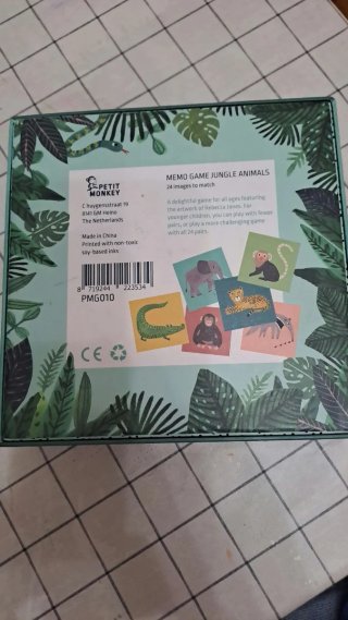 Juego de memoria Jungle Animals