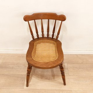 Sillas Vintage Madera y Rattan