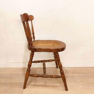 Sillas Vintage Madera y Rattan