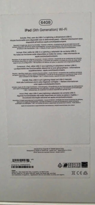 iPad 9ª Gen WiFi 64GB Gris Espacial