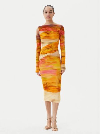 Pinko Abito Beige/Arancio