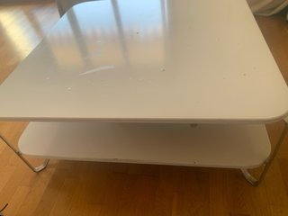 Mesa centro blanca Niels Gammelgard Ikea