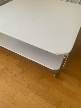 Mesa centro blanca Niels Gammelgard Ikea