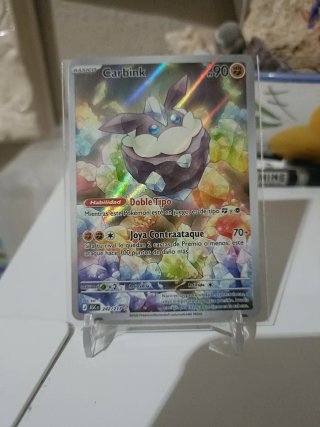 Carbink Ascenso Héroes Pokémon Carta