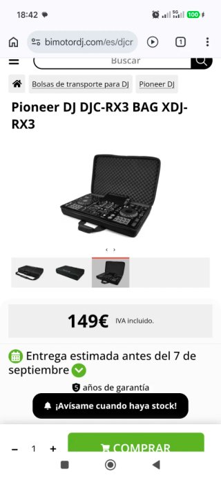 Pioneer DJ XDJ-RX3 Gold - Nuevo con Garantía