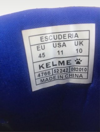 Zapatillas de cordones Kelme Talla 45