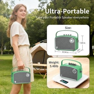 Karaoke Bluetooth 120 W verde NUEVO
