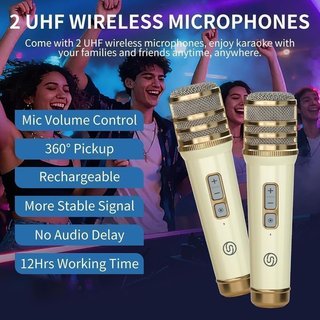 Karaoke Bluetooth 120 W verde NUEVO