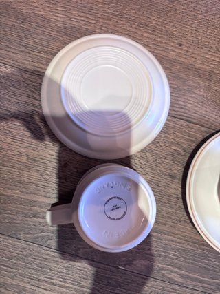 3 Tazas y Platos Vintage Mark & Spencer