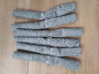 Manteles Individuales Grises 30x45 cm (Set de 6)