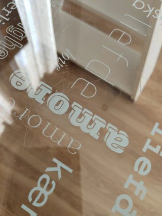 Escritorio de cristal IKEA