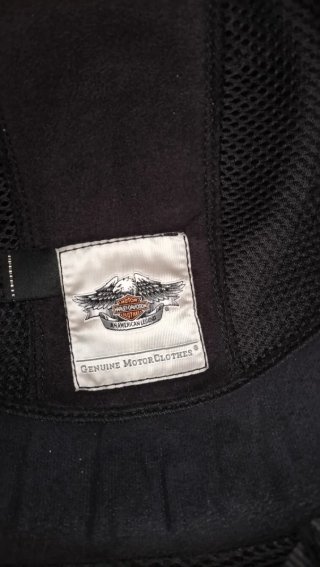 Casco Moto Harley Davidson Negro Naranja