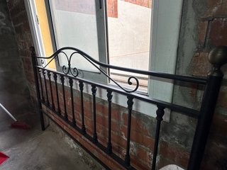 Cabecero de cama de hierro forjado
