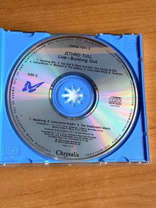 JETHRO TULL - LIVE: BURSTING OUT | DOBLE CD