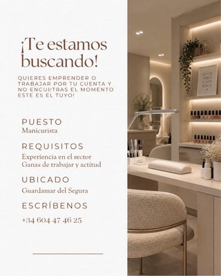 BUSCAMOS PROFESIONAL DE UÑAS