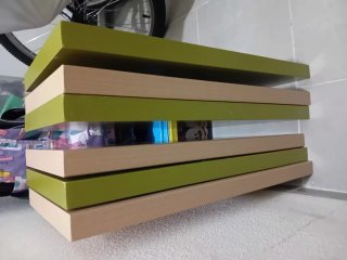 6 Baldas de Madera