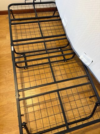 Cama plegable individual con colchón