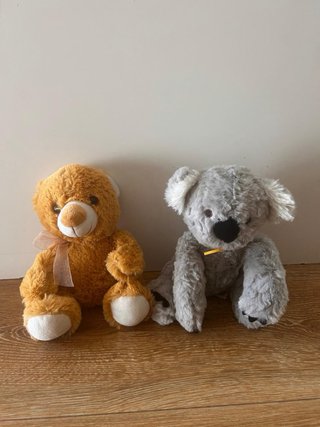 Peluche de oso y coala se pueden vender individual