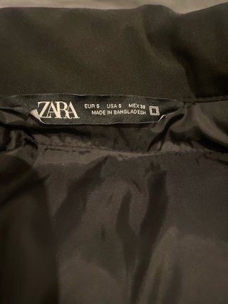 Cazadora fina Zara negra