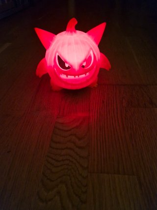 Gengar calabaza halloween