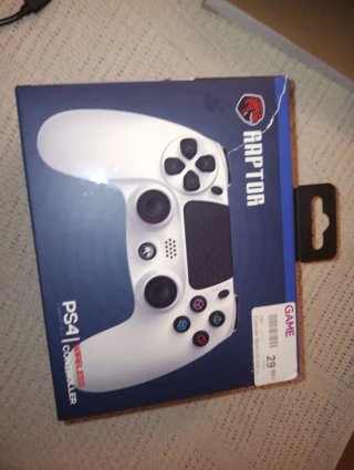 Mando Inalámbrico Raptor PS4 Blanco