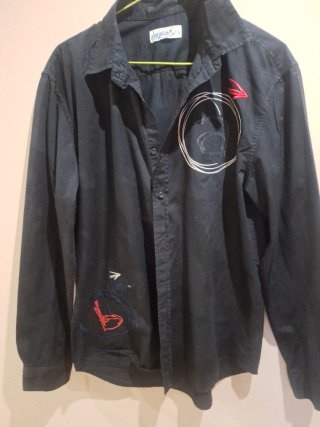 Camisa Desigual Negra Hombre