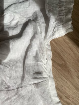 Vestido midi gasa godets Zara Talla S