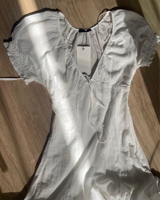 Vestido midi gasa godets Zara Talla S