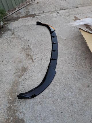 Spoiler Delantero Universal Negro brillo
