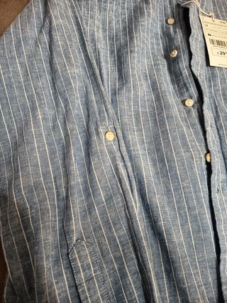 Camisa Álvaro Moreno Talla 38 Rayas Azul