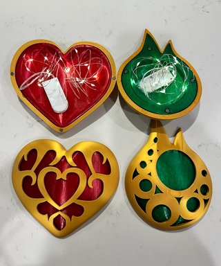 Luminária Coração Zelda LED Candeeiro Gamer