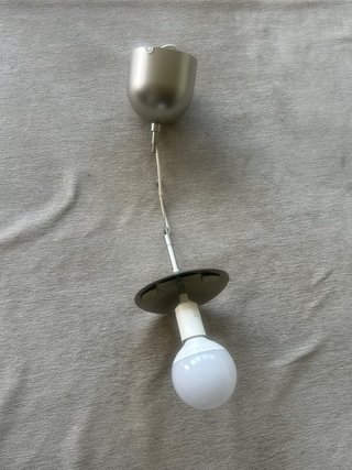 Lámpara Techo Ikea Järpliden Vidrio/Niquelado