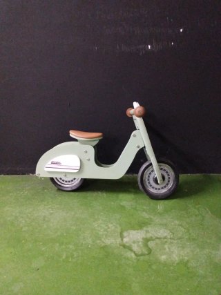 Bicicleta/moto Infantil WOOMAX Verde y Marrón
